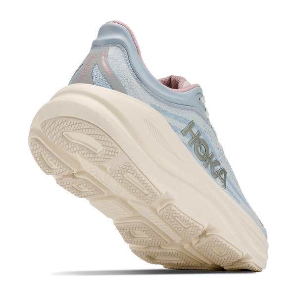 HOKA Women's Bondi 9 GLM Alabaster/Mineral Blue
