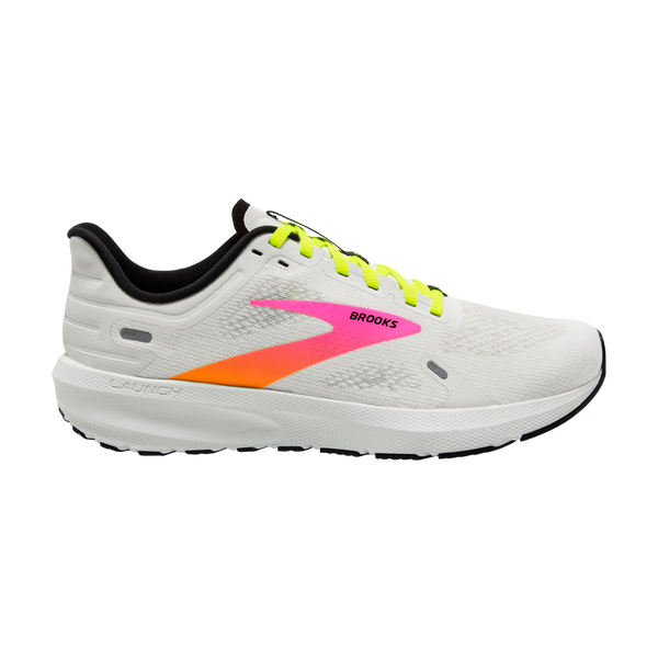 Brooks Women's Launch 9 White/Pink/Nightlife