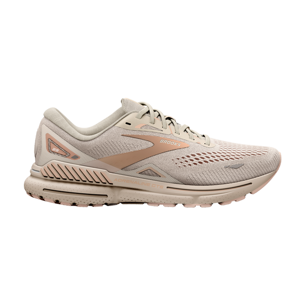 Brooks Women's Adrenaline GTS 23 B Width Crystal Grey/Villa/White