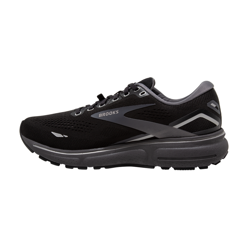 Brooks Women s Ghost 15 GTX B Width Black Blackened Pearl Alloy