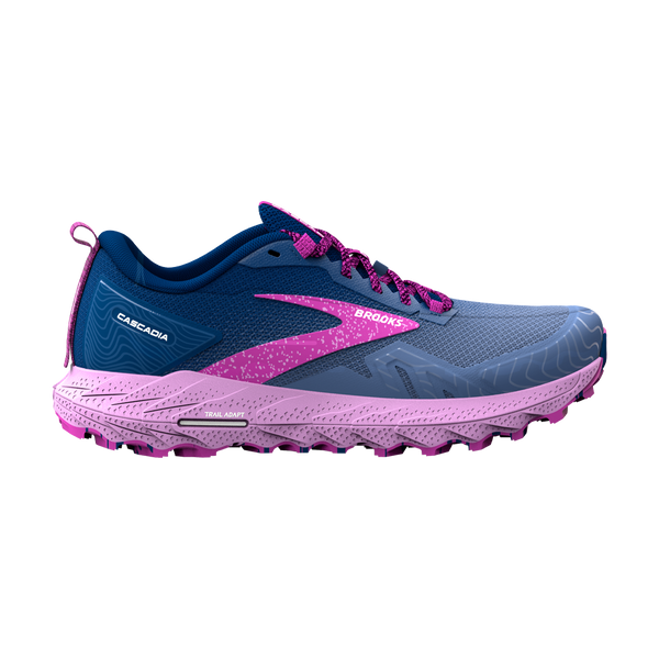 Brooks Women's Cascadia 17 Navy/Purple/Violet