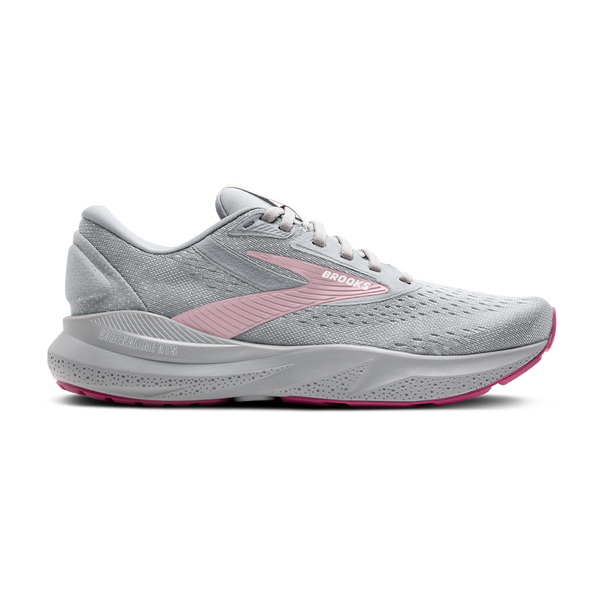 Brooks Women's Adrenaline GTS 24 B Width Alloy/White/Zephyr