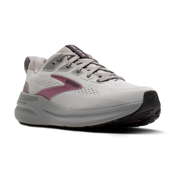 Brooks Women's Ariel GTS 26 B Width Oyster Mushroom/Alloy/Pink