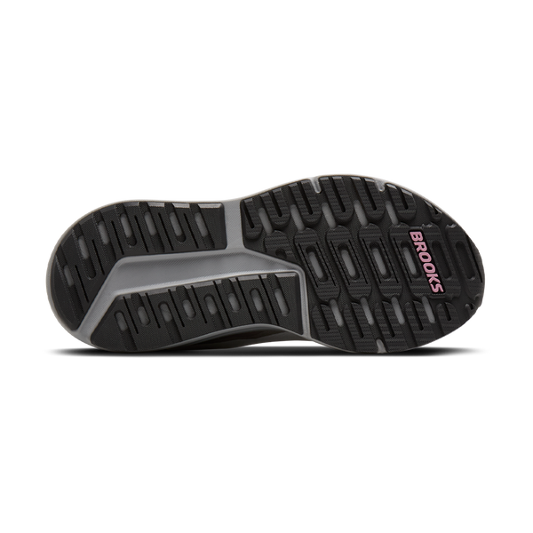 Brooks Women's Ariel GTS 26 D Width Oyster Mushroom/Alloy/Pink