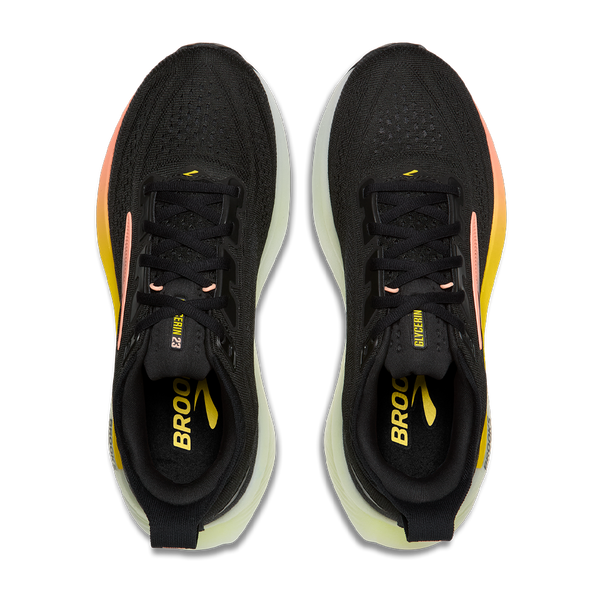 Brooks Women's Glycerin 23 B Width Black/Peach/Nightlife