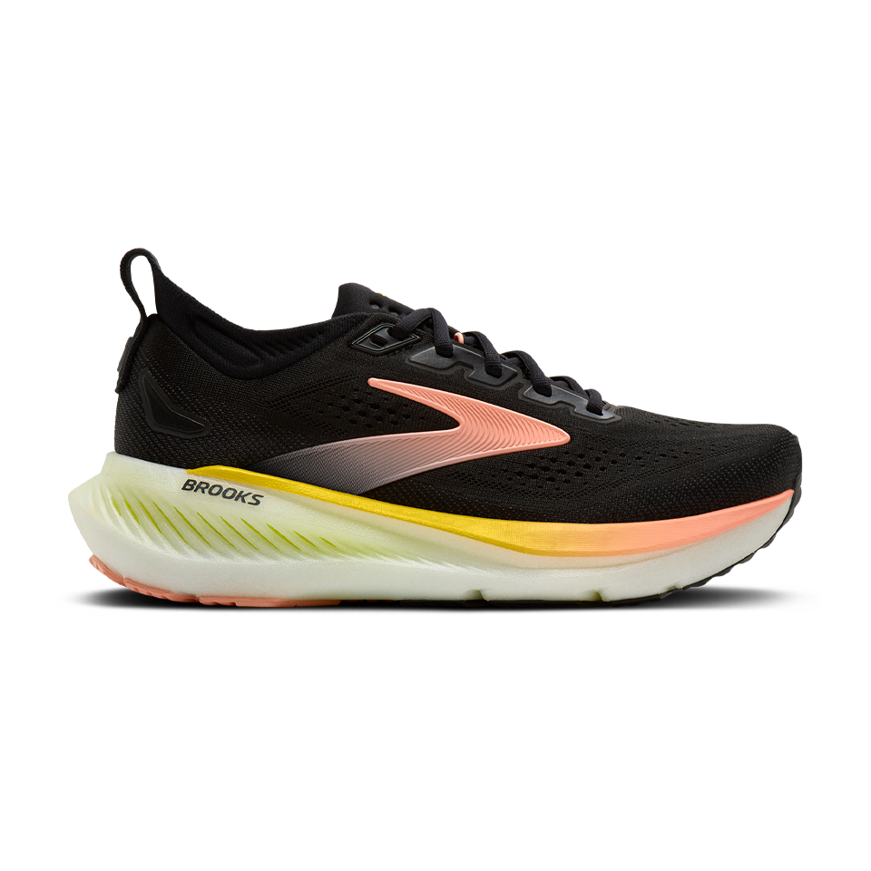 Brooks Women's Glycerin 23 B Width Black/Peach/Nightlife Main image