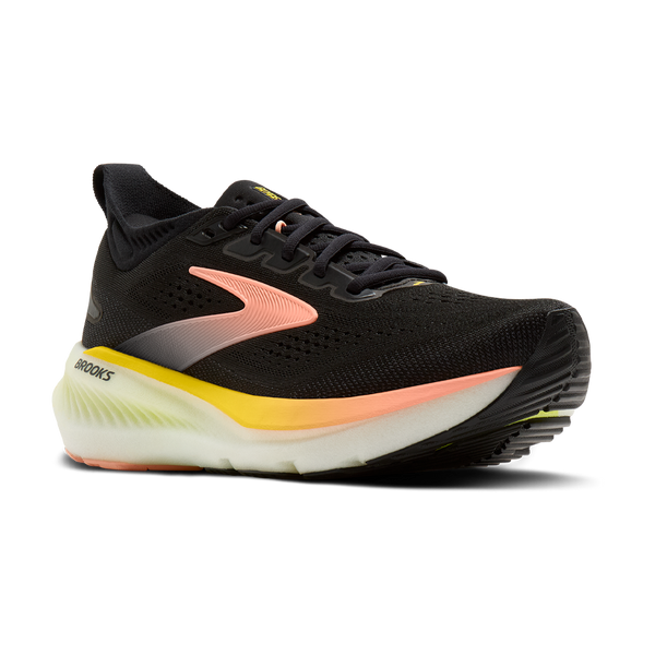 Brooks Women's Glycerin 23 B Width Black/Peach/Nightlife