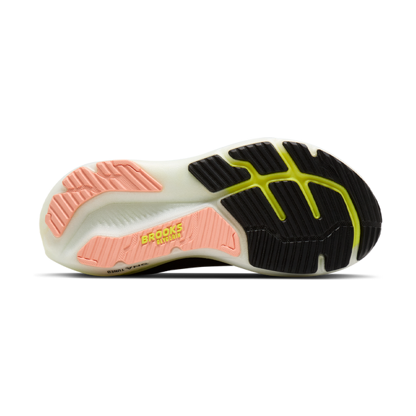 Brooks Women's Glycerin 23 B Width Black/Peach/Nightlife