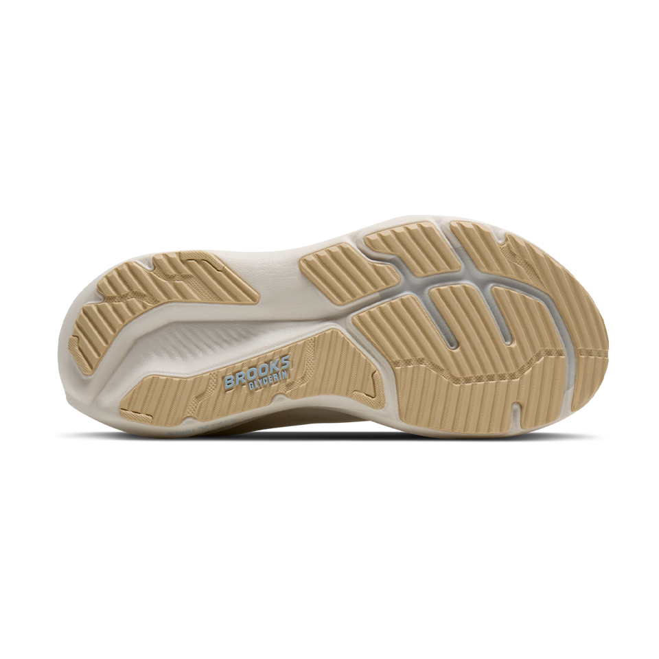 Brooks Women's Glycerin 23 B Width Coconut/Sand/Skyway