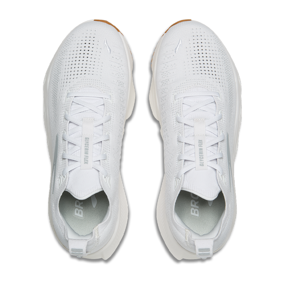 Brooks Women's Glycerin Flex White/Black/Biscuit