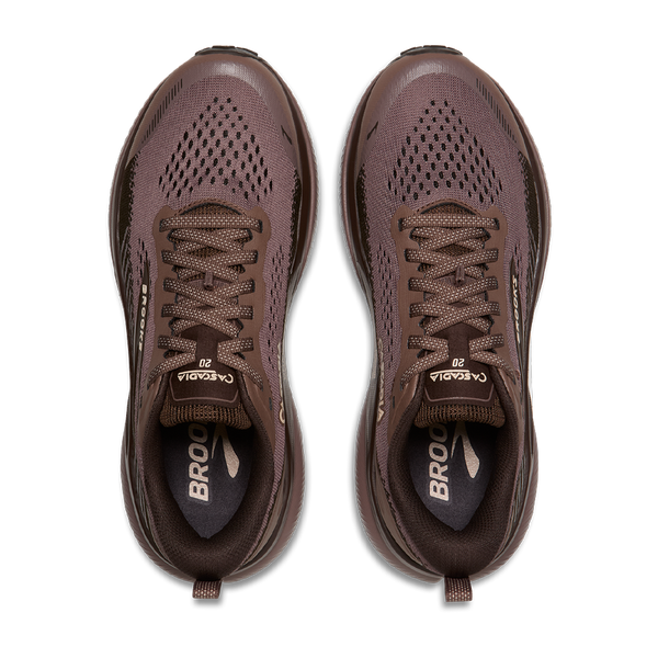 Brooks Women's Cascadia 20 Peppercorn/Coffee/Rose