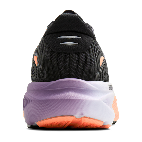 Brooks Women's Ghost 18 B Width Black/Mulled Grape/Peach