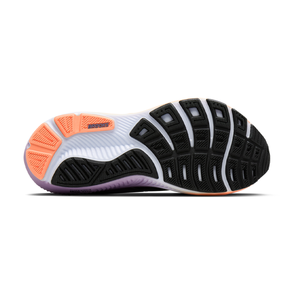 Brooks Women's Ghost 18 B Width Black/Mulled Grape/Peach