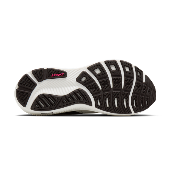 Brooks Women's Ghost 18 B Width Coconut/Coffee/Fuchsia