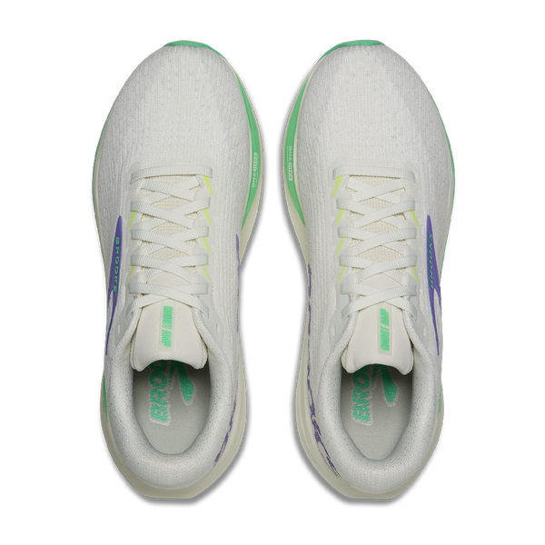Brooks Women's Ghost Amp Grey/Grey/Paradise Green