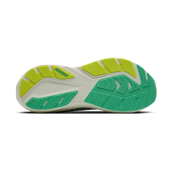 Brooks Women's Ghost Amp Grey/Grey/Paradise Green