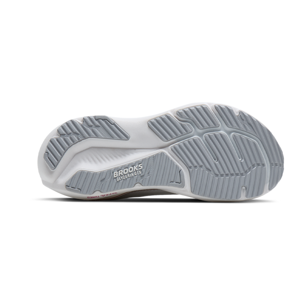 Brooks Women's Glycerin GTS 23 B Width White/Harbor Mist/Metallic