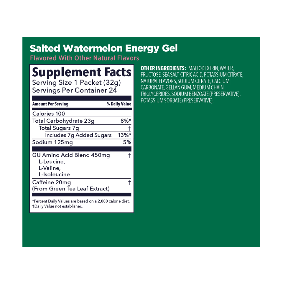 GU Energy Original Energy Gel Salted Watermelon
