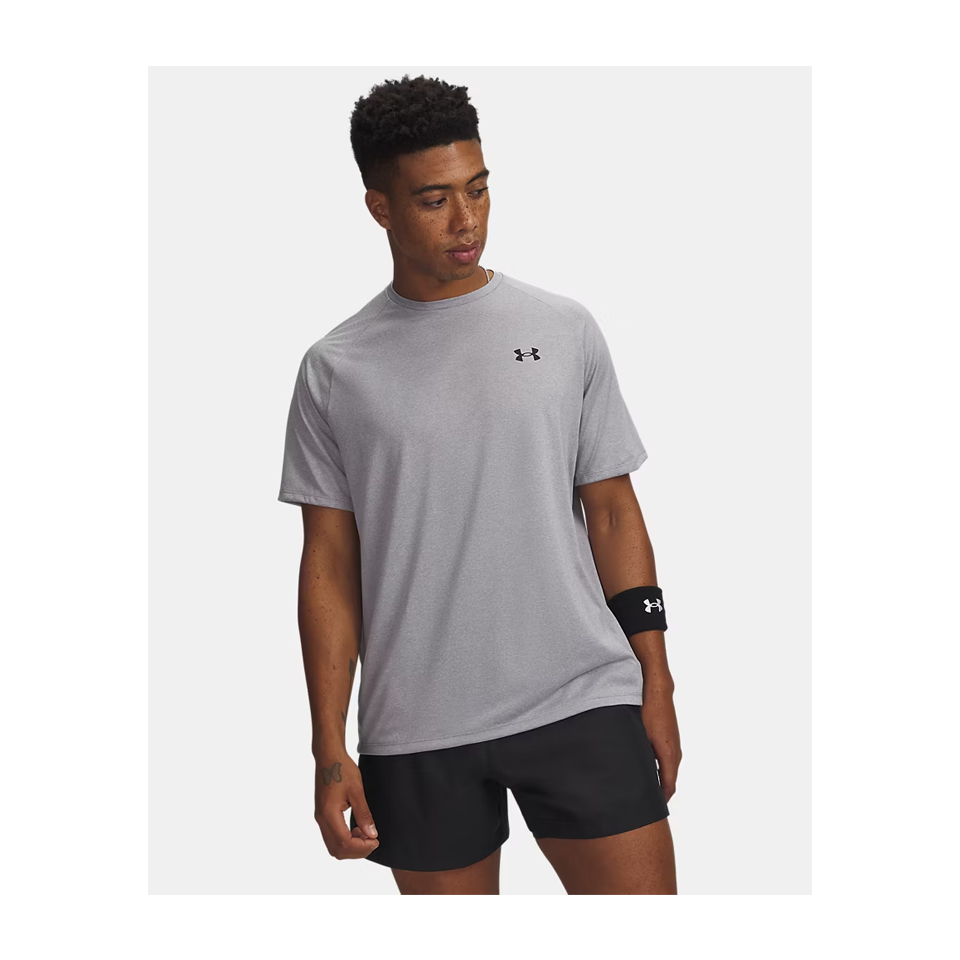 Under Armour Men's UA Tech 2.0 Short Sleeve Steel Light Heather Main image