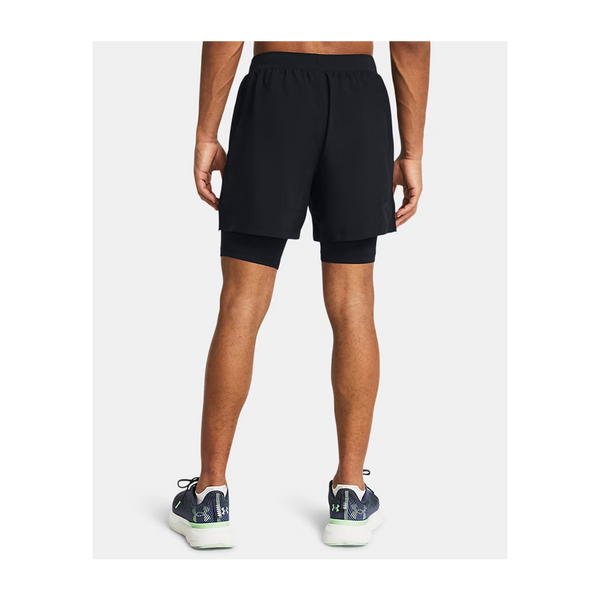 Under Armour Men's UA Launch 2-in-1 5" Shorts Black