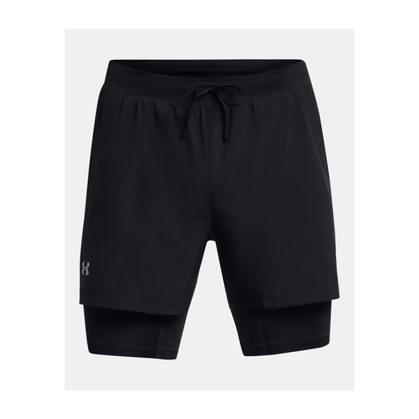Under Armour Men's UA Launch 2-in-1 5" Shorts Black