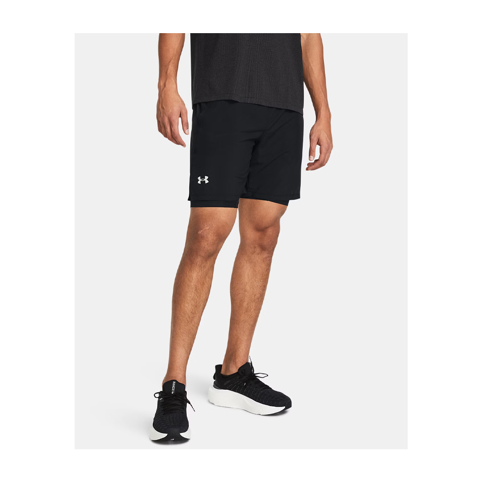 Under Armour Men's UA Launch 2-in-1 7" Shorts Black