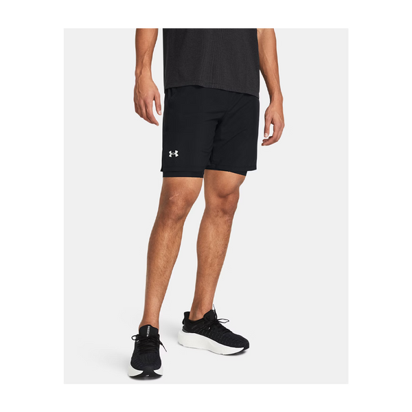 Under Armour Men's UA Launch 2-in-1 7" Shorts Black