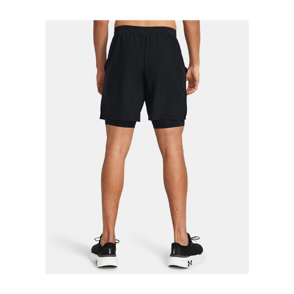 Under Armour Men's UA Launch 2-in-1 7" Shorts Black