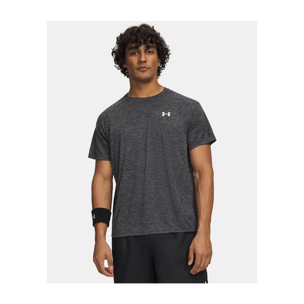 Under Armour Men's UA Tech Textured Short Sleeve Black