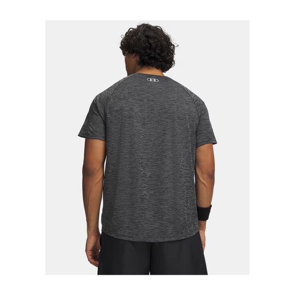 Under Armour Men's UA Tech Textured Short Sleeve Black