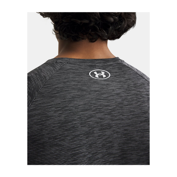 Under Armour Men's UA Tech Textured Short Sleeve Black