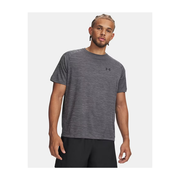 Under Armour Men's Tech Textured Short Sleeve Castlerock