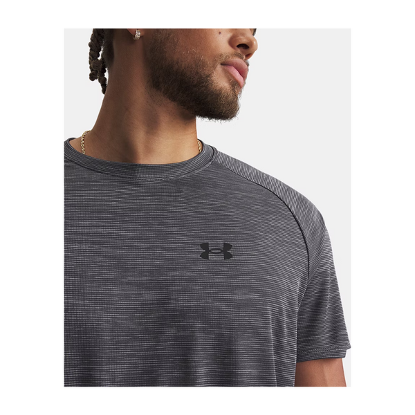 Under Armour Men's Tech Textured Short Sleeve Castlerock