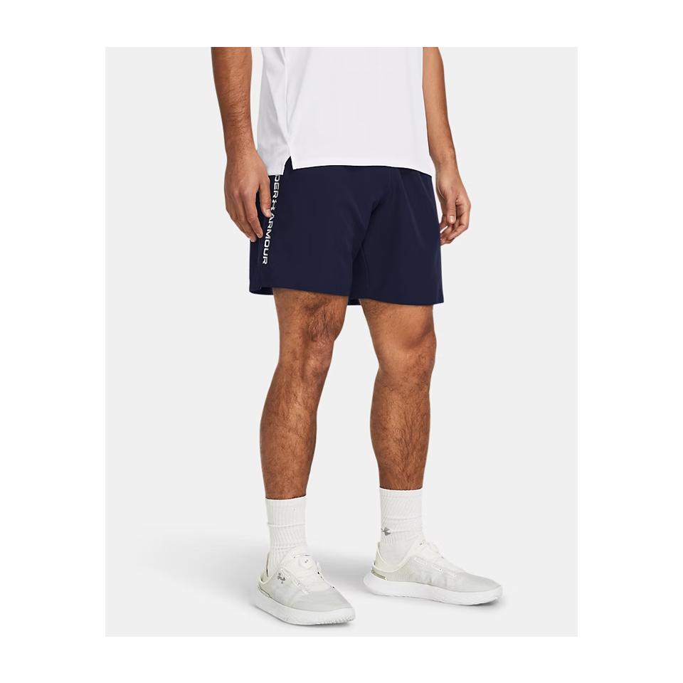 Under Armour Men's UA Tech Woven Wordmark Shorts Midnight Navy