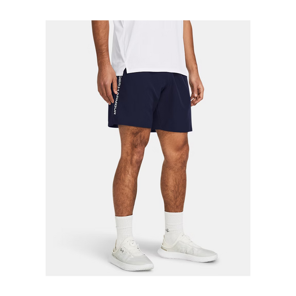 Under Armour Men's UA Tech Woven Wordmark Shorts Midnight Navy
