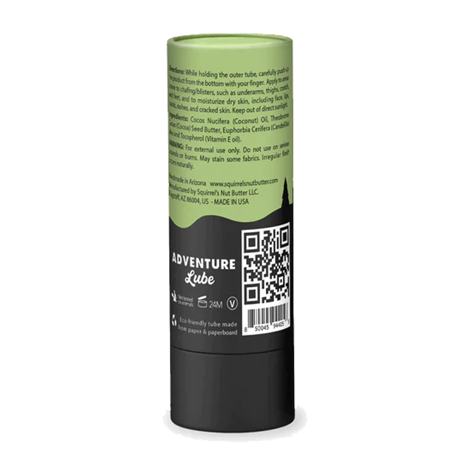 Squirrel's Nut Butter All Natural Anti-Chafe 2.0oz Compostable Tube Secondary image