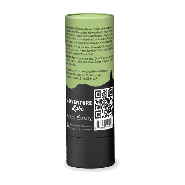 Squirrel's Nut Butter All Natural Anti-Chafe 2.0oz Compostable Tube