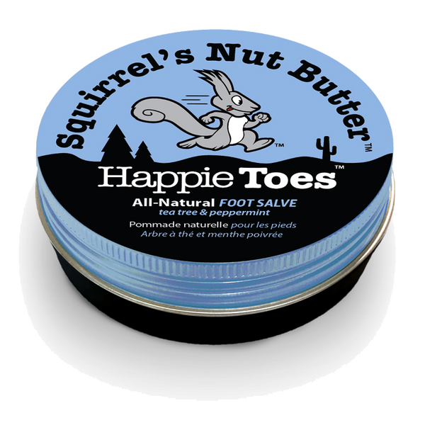 Squirrel's Nut Butter Happie Toes 2.0oz Metal Tin