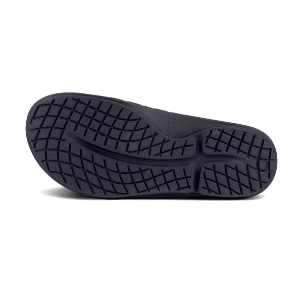 OOFOS Unisex OOahh Sport Flex Sandal Matte Black