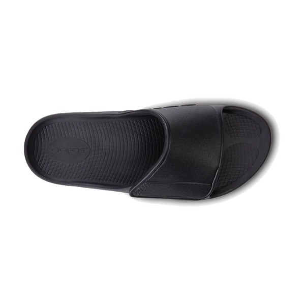OOFOS Unisex OOahh Sport Flex Sandal Matte Black