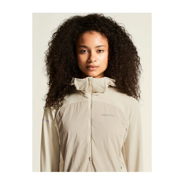 Craft Women's SubZ Light Hood Sweater Plaster