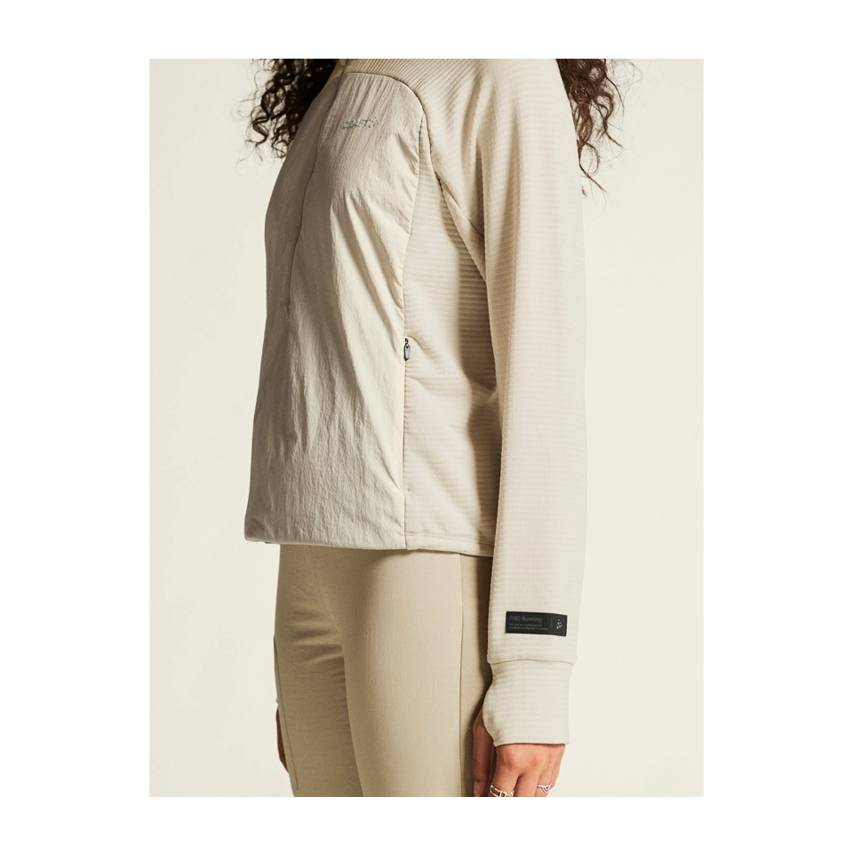 Craft Women's SubZ Light Hood Sweater Plaster