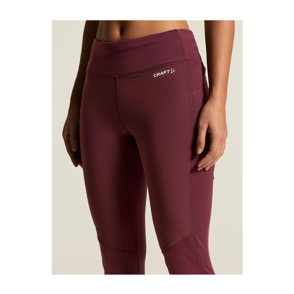 Craft Women's ADV Essence Warm Wind Tights 2 Dk Fig