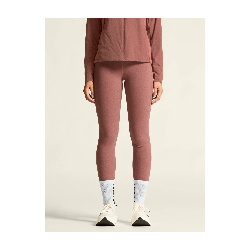 Craft Women's ADV Essence Warm Tights 3 Rose Brown