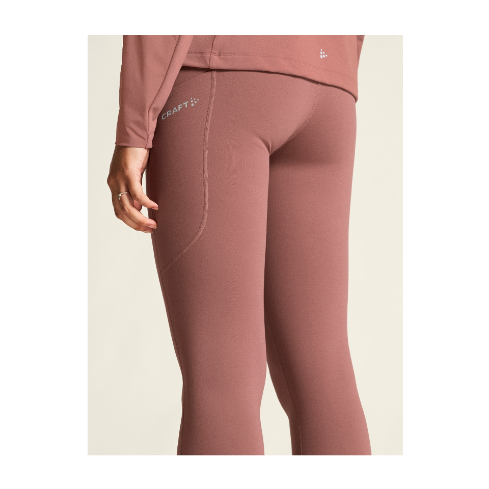 Craft Women's ADV Essence Warm Tights 3 Rose Brown