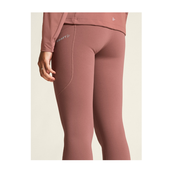 Craft Women's ADV Essence Warm Tights 3 Rose Brown