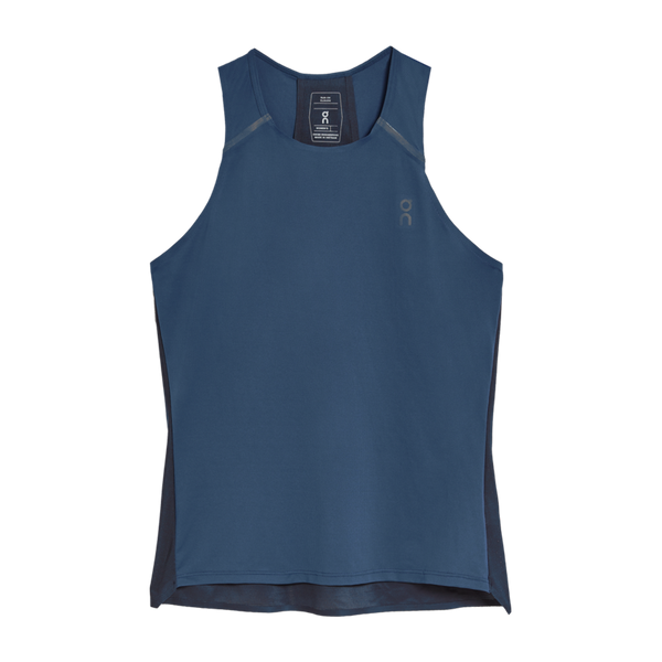 On Women's Performance Tank Denim/Navy