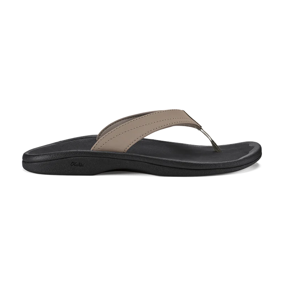 OluKai Women's 'Ohana Warm Taupe/Black