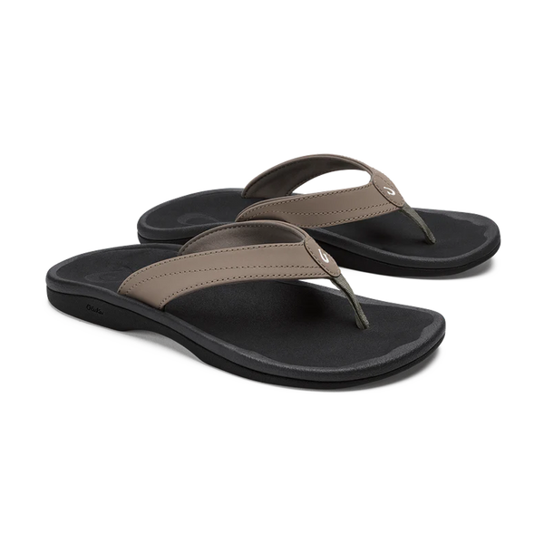 OluKai Women's 'Ohana Warm Taupe/Black