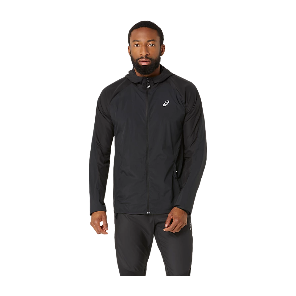 ASICS Men's ROAD PACKABLE JACKET Performance Black